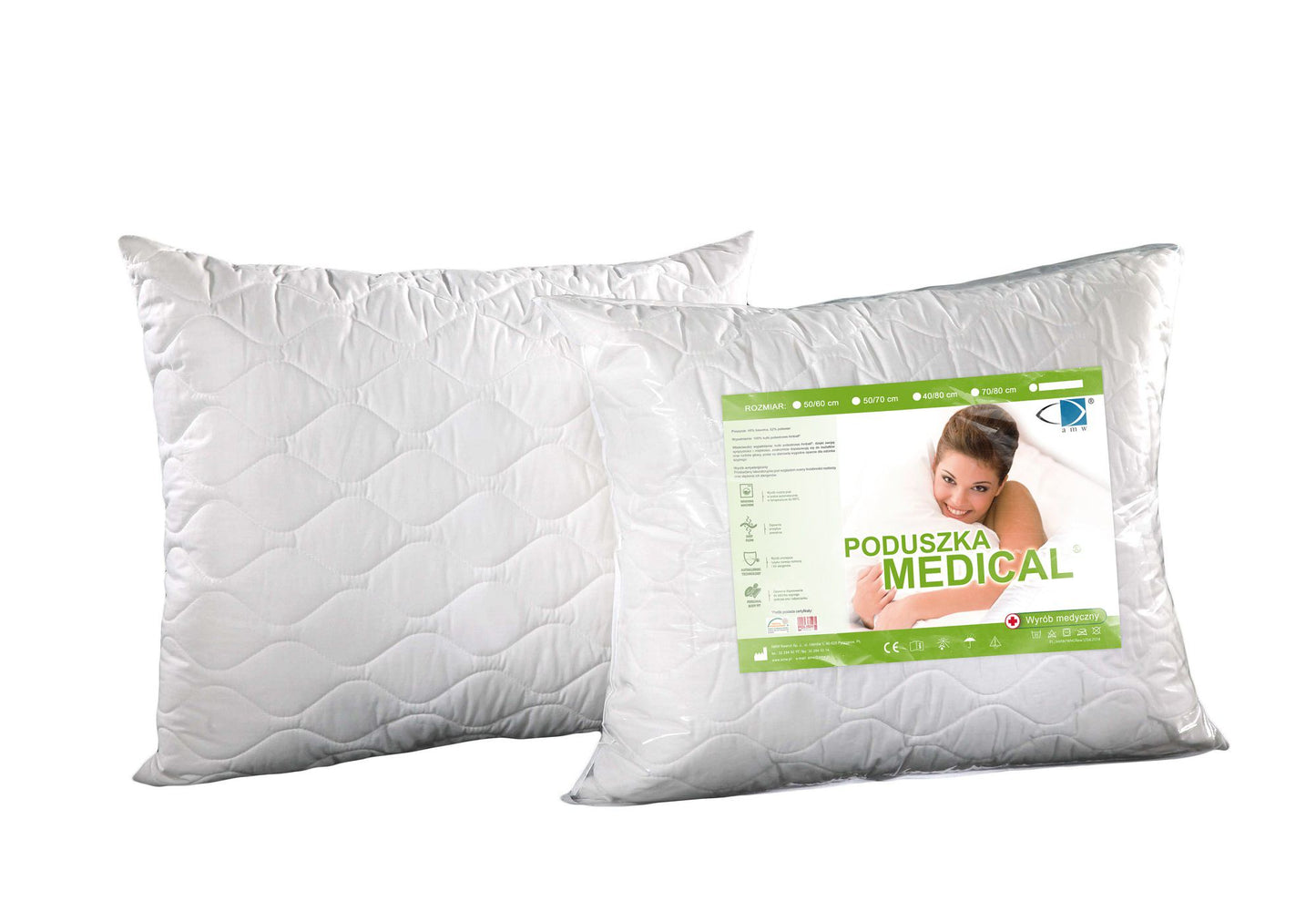 Poduszka antyalergiczna MEDICAL®+   40x40 AMW